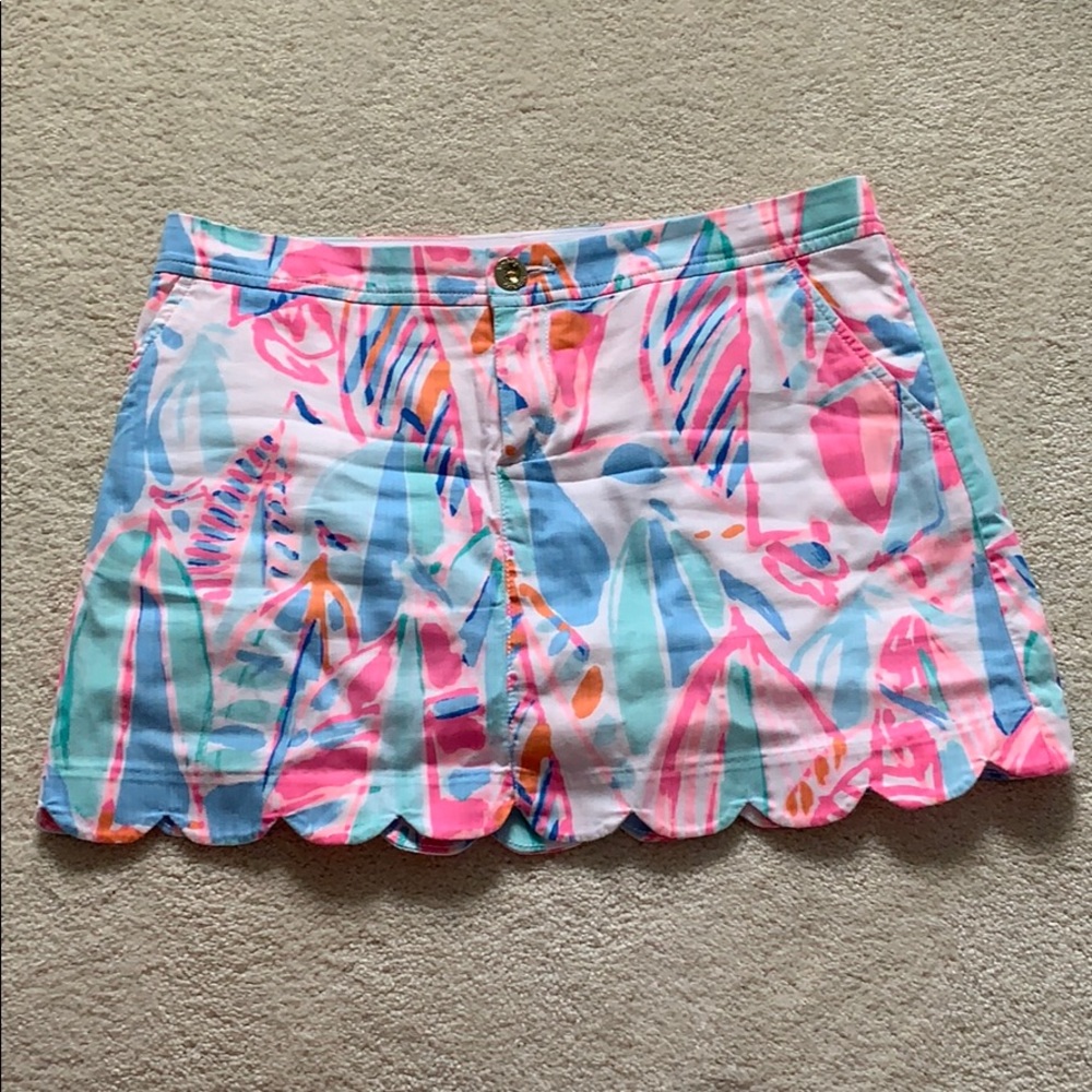 Lilly Pulitzer sailboat skort size 8
